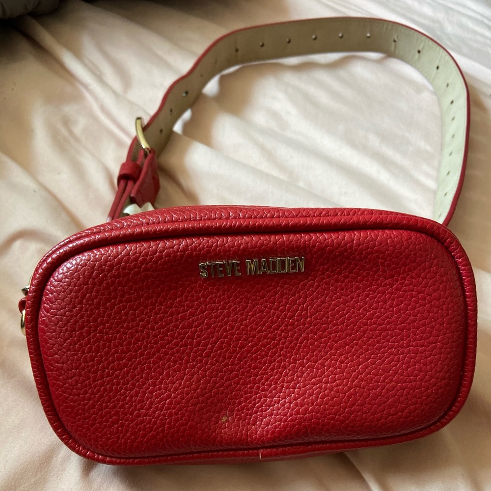 Red Steve Madden Fanny pack